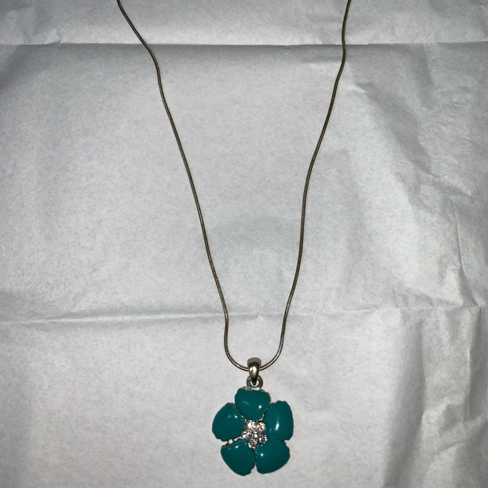 Turquoise Necklace and Earrings Set - Picture 3 of 6